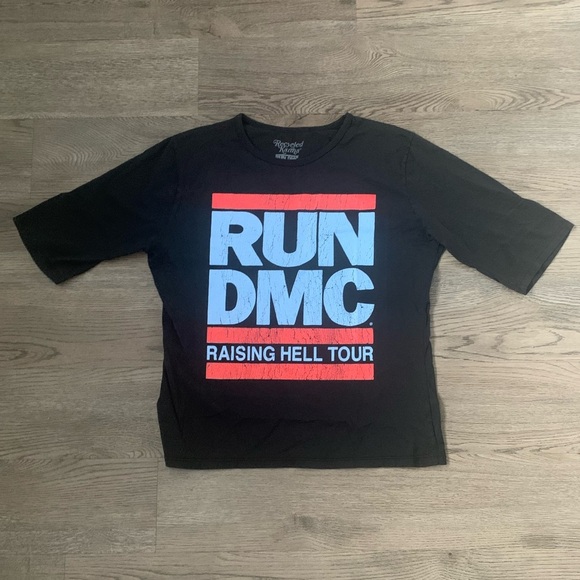 Recycled Karma Run DMC Raising Hell Tour Oversized Concert T-shirt Size M - NWOT - Picture 3 of 8